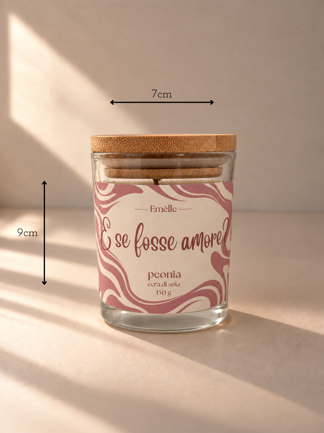 Misure di E se fosse amore? | 150g