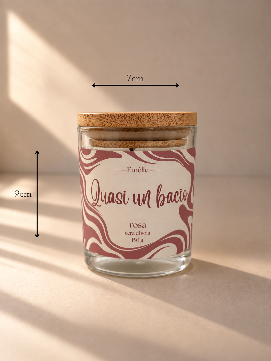 Misure di Quasi un bacio | 150g